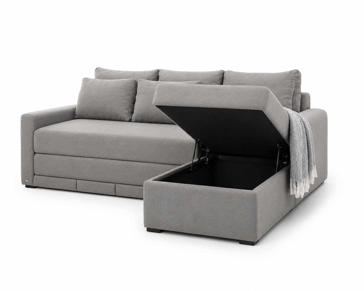 Sofa cama esquinero con baúl