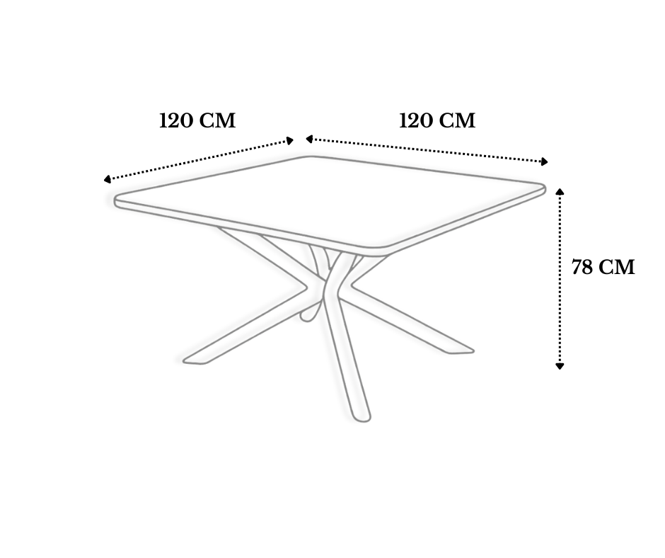 Comedor para 8 personas Estrella