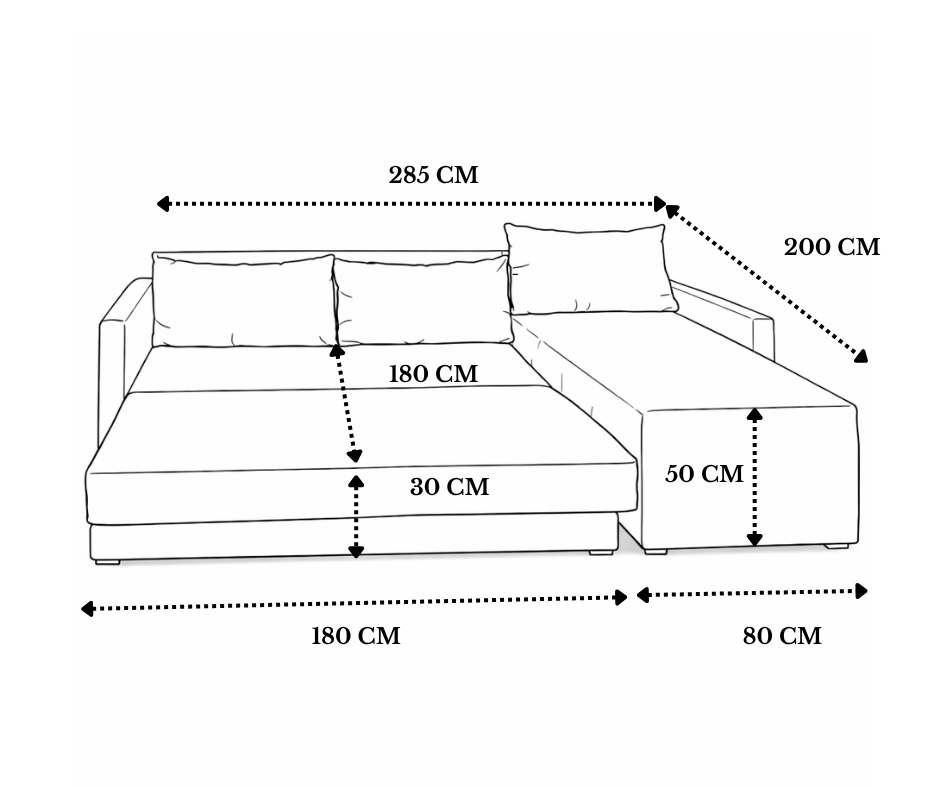 Sofa cama esquinero